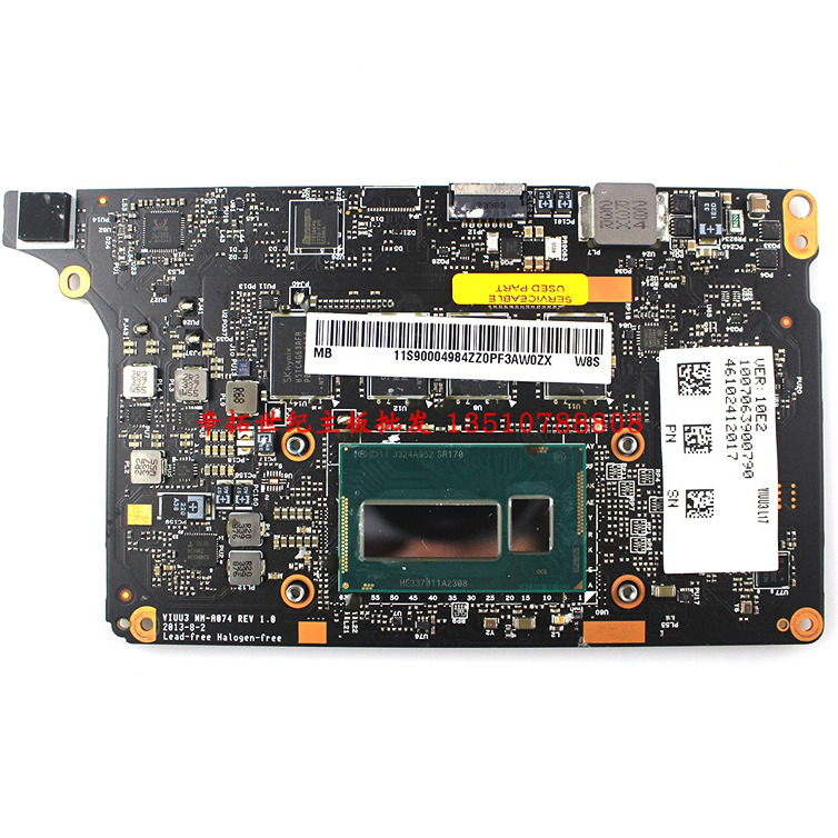 Lenovo IdeaPad Yoga 2 Pro Laptop Motherboard 4GB w/ i5 CPU 90004984 Lenovo IdeaPad Yoga 2 Pro Laptop Motherboard 4GB w/ i5 CPU 90004984